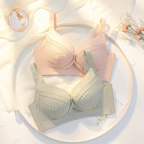 Bra female summer small breasts gathered on the back of the milk no steel ring bra bra new 2020 explosive lace underwear brand