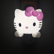 LED cat night light plug-in switch cute kitt cat socket bedroom feeding children bedside baby Light