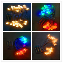 With battery LED small color lamp battery small bulb flashing lamp string lamp starry lamp Star Decoration lamp star lamp