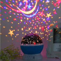 Star light romantic star projection lamp rotating children sleep light bedside dream Creative Star Night Light