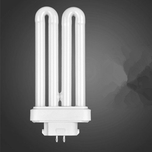 18w three primary color square four-pin 2U eye protection table lamp Glass fluorescent tube Four-row tube accessories Light source bulb lighting