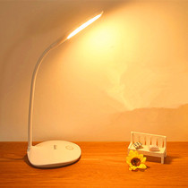 Conscriptions KM6700LED charging plug-in dual purpose USB connector touch dimming warm light white light ultra-bright protective eye table lamp