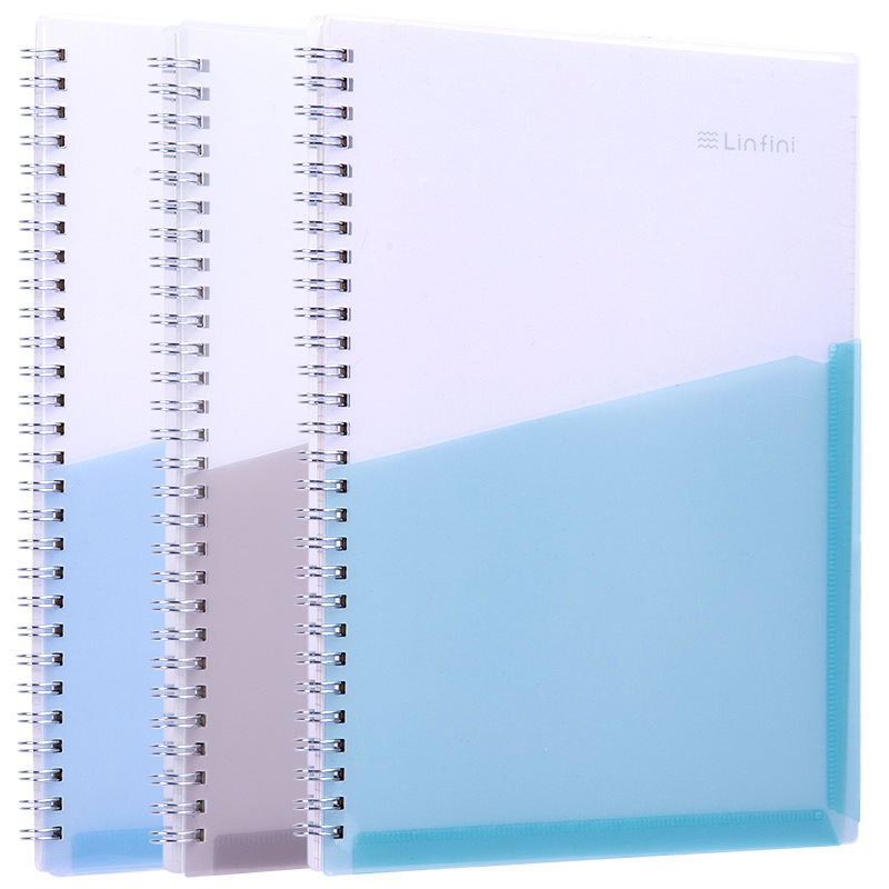 New Little Clear Notepad LA570 Coil Spiral A5 Business Notebook Series Oxlein Series