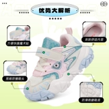 Обувь для девочек, туфли для раннего возраста, в западном стиле, мягкая подошва