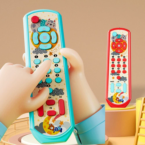 Пульт, реалистичная игрушка, хваталка, электрический мобильный телефон для мальчиков, раннее развитие
