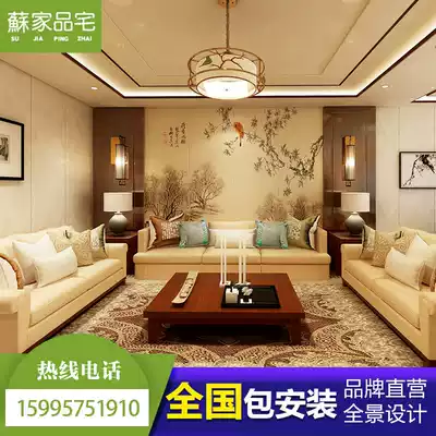 Sujiapin house integrated wallboard Indoor wall material Whole house decoration custom quick-install wall panel Bamboo and wood fiberboard
