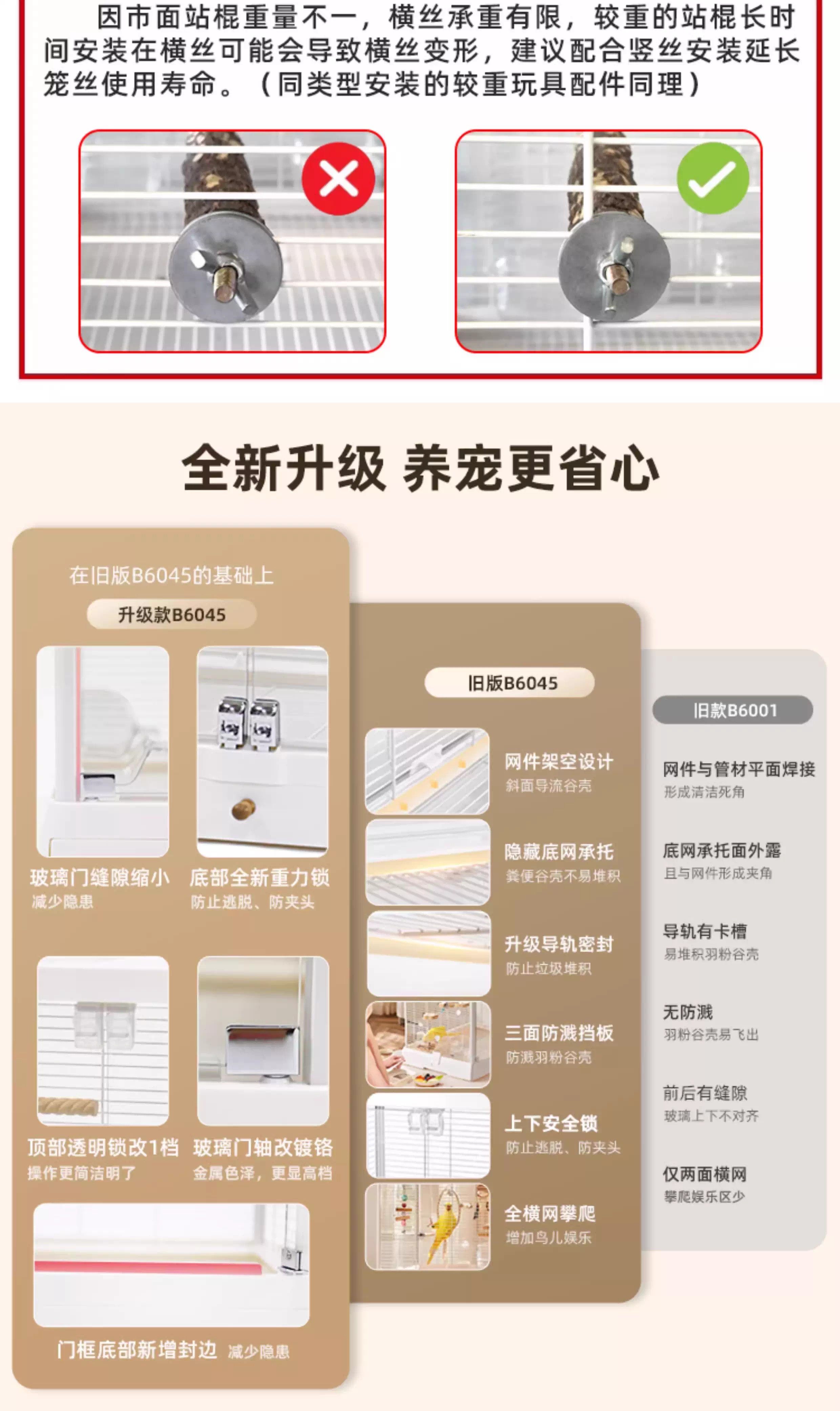 Buy Dayang Bird Cage B6047 Luxury Panoramic Glass - Product image 8