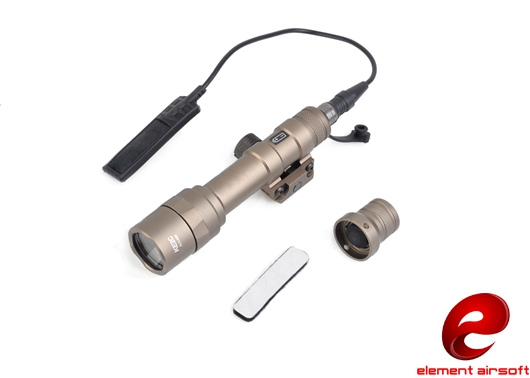 Element Element SFM600U Chiếu sáng ngoài trời LED Light Water Rail Guide Hướng dẫn chiến thuật Ánh sáng chói Đèn pin siêu sáng đèn pin đội đầu chống nước