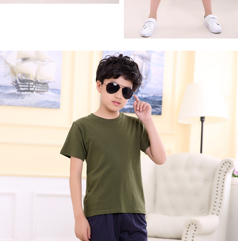 Trẻ em dành cho người lớn quần áo tập thể dục ngụy trang T-Shirt ngắn tay quần short phù hợp với nam giới và phụ nữ sinh viên trại mùa hè ngoài trời đào tạo quân sự quần áo thể thao trẻ em