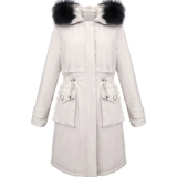 Зимний пуховик, длинная утепленная куртка, утиный пух, 2020, средней длины