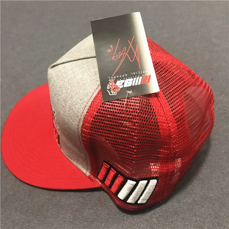 Cashmere sports hat, baseball cap, racing car solar-powered, breathable hair mesh, new collection, with embroidery