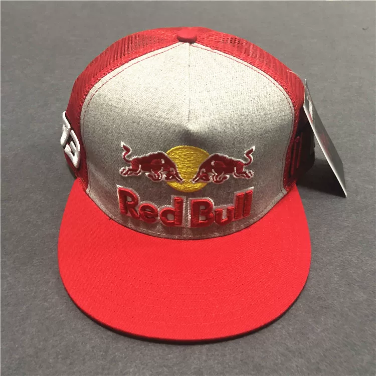 Cashmere sports hat, baseball cap, racing car solar-powered, breathable hair mesh, new collection, with embroidery