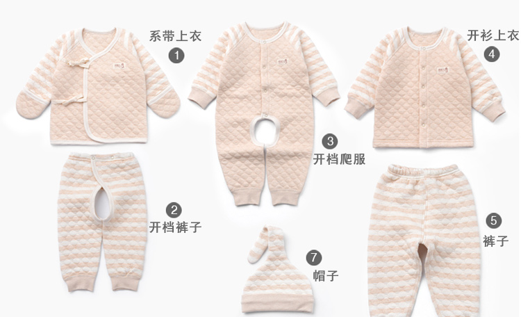Quần áo cotton cho bé sơ sinh phù hợp với hộp quà tặng mùa thu và quà tặng mùa đông cao cấp 0-3 tháng 6 bé cung cấp trăng tròn set quà tặng đầy tháng cho bé trai