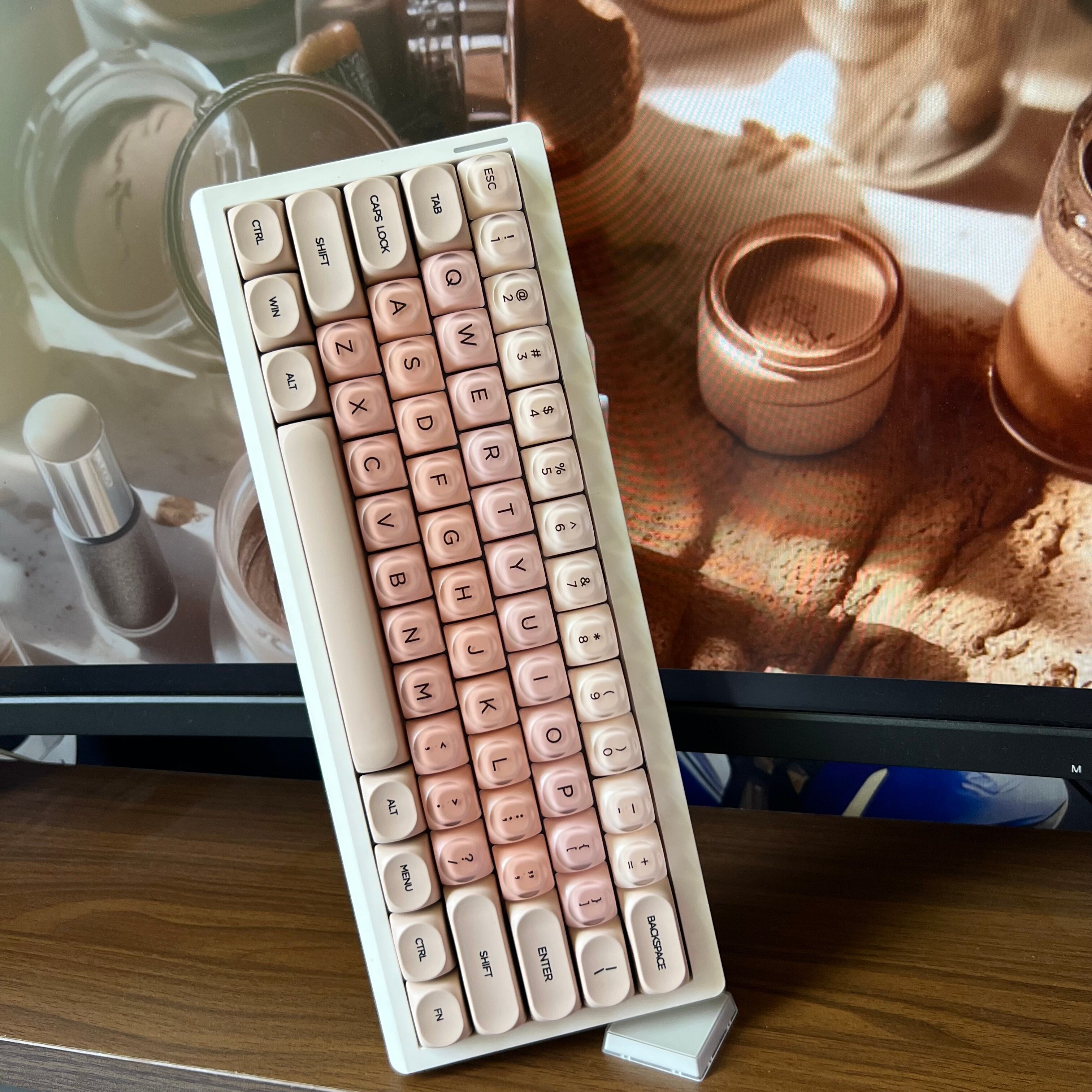 Night demon magnetic switch keycaps + cute ball keycap combo! the ultimate desktop aesthetic for ...