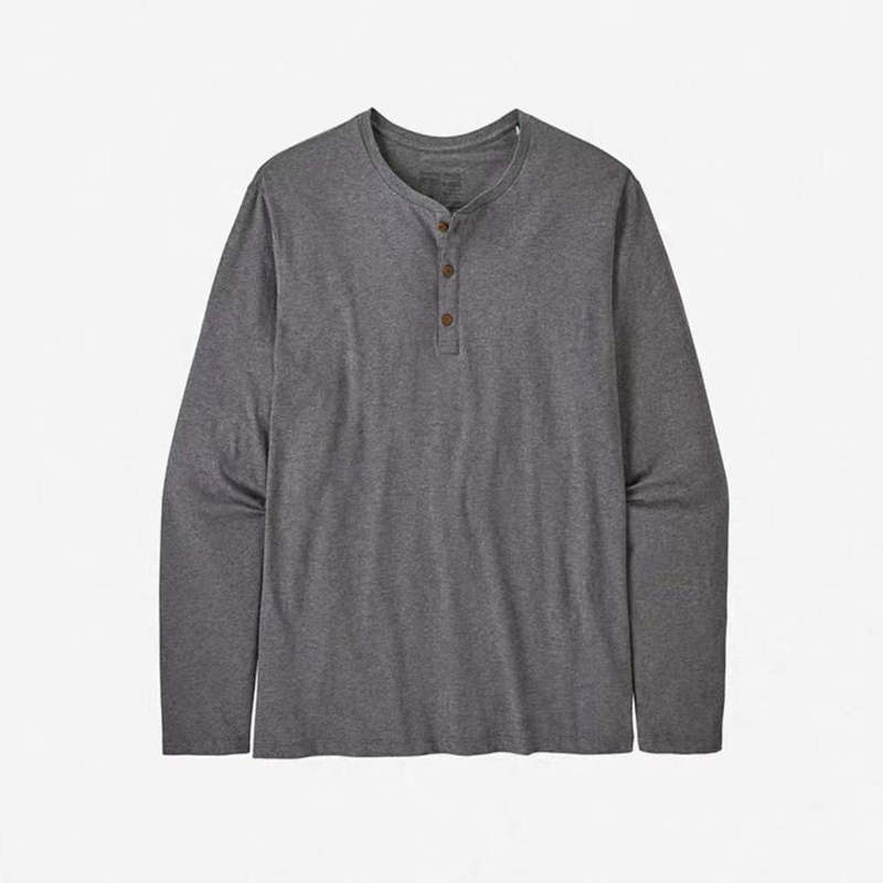 Authentic In-Stock Patagonia Henley Men's Pure Organic Cotton Long-Sleeve T-Shirt 52020