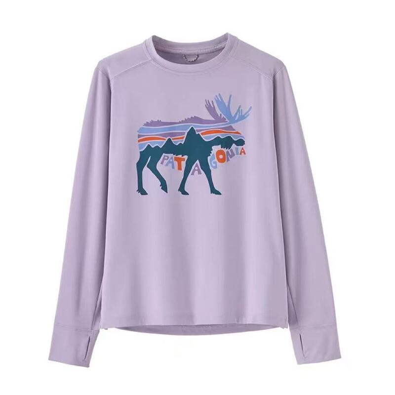 Authentic In-Stock Patagonia New Children's Quick-Dry Long-Sleeve T-Shirt 62386