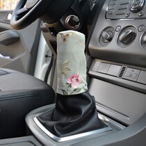 Custom-made hand brake cover gear cover steering wheel cover rear vision mirror cover seat belt shoulder protection