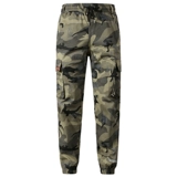 Осенние хлопковые эластичные рабочие камуфляжные дорожные штаны