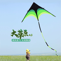 Prairie Kite Large Size Light Body Adult Children Beginners New Hands Easy Fly Long Tail Wind Zheng Line Wheel Upscale New