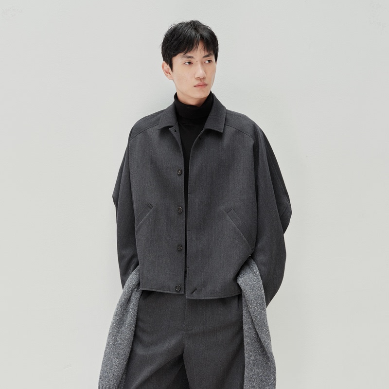 Contrafiend Japan Nikke Gold Label Wool Toricotine Twill Craft Lapel Loose Jacket