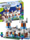 New Minecraft Series Ice and Snow Castle Fortress Snowman Figure Puzzle Building Blocks Toy Gift