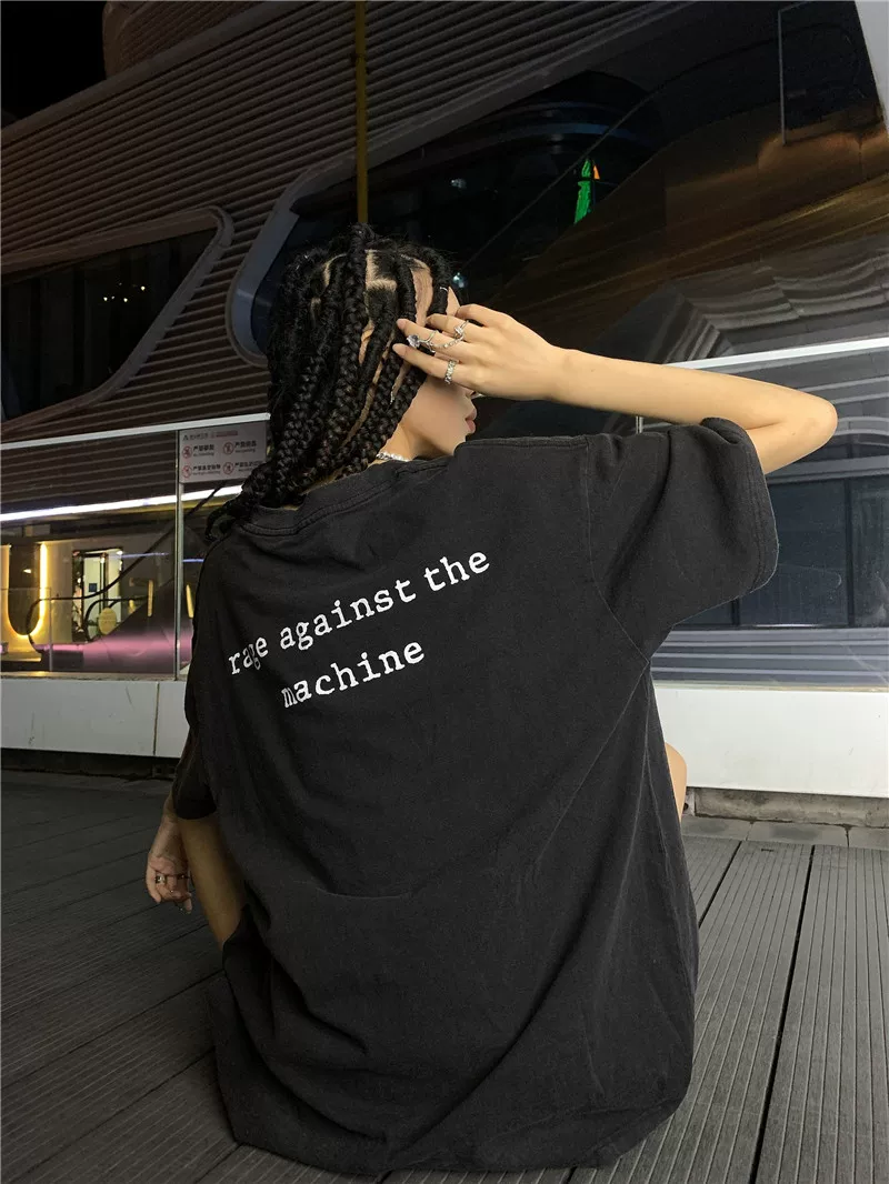 ВОЗРАСТИ РЕЗАКА Band T-shirt футболка бикини с большой свободной басовой рукавной верх