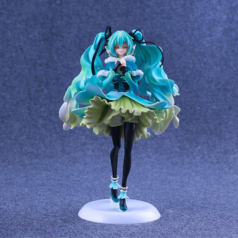初音未来手办娃娃动漫周边人偶模型摆件二次元美女生日礼物公仔