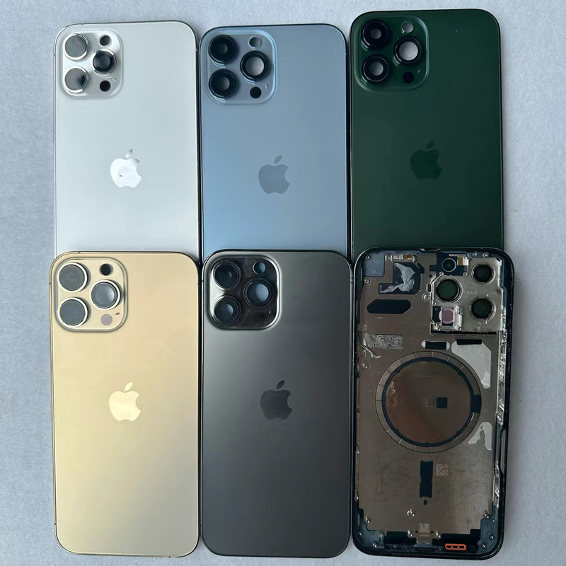 Suitable for Apple 13 Back Cover 13Pro Back Shell Assembly 13Promax Original Back Cover Glass Disassembly Middle Frame 2 Hand