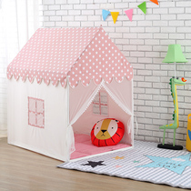 Childrens tent house oversized wooden frame game house and inside and outside baby toy house Cottage Princess Castle