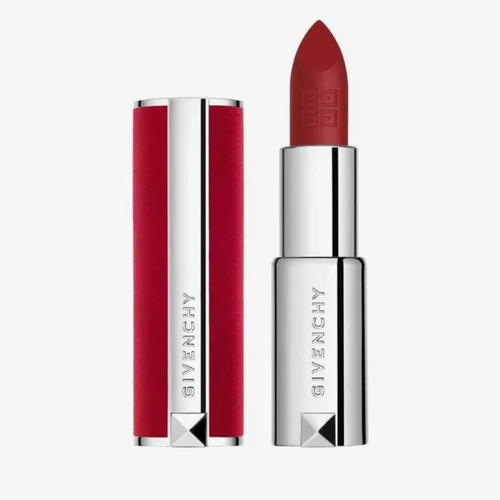 Givenchy Givenchy Gogh Dingxie Xiangxie Red Velvet Matstick Matte Red, Легко в цвете, красочные