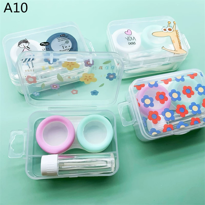 Cartoon cute invisible glasses, storage box