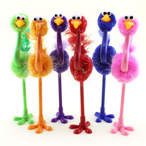 Korea ins funny cute cartoon Ostrich pen brush pen decorative pen Flamingo ballpoint pen Student creative stationery