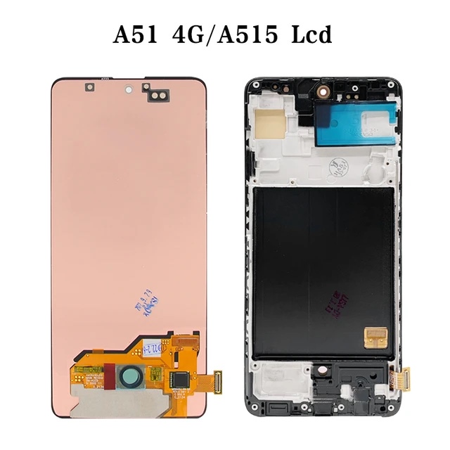 Suitable for Samsung A51 4G/A515 Screen Assembly A51 5G/A5160 Lcd Display Internal and External Assembly with Frame