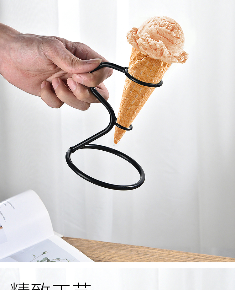 Simple Iron Art Ice Cream Shelf Sweet Terrace Egg Silo Egg Pastry Shop Window Show Stand for Sweet Drum Rack