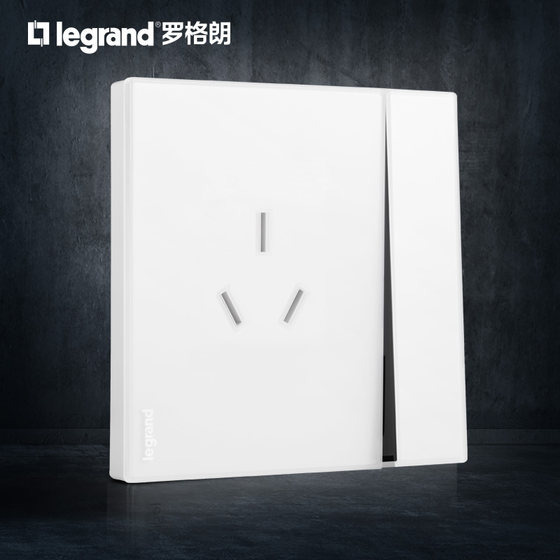Legrand switch socket panel Yiyuan Suyuebai 5 five-hole two-three plug with switch air conditioner USB household power supply