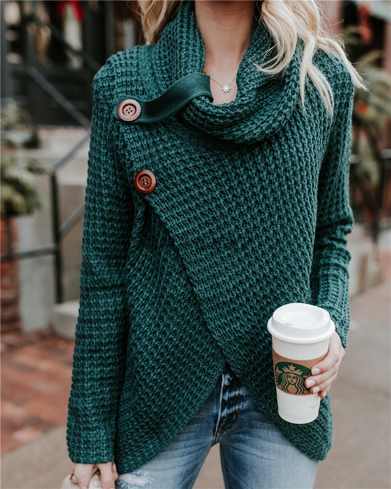 Ladies coat winter Sweater Frauen Knitted Pullover Pullover Frauen