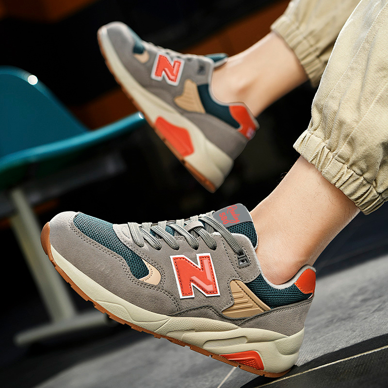 [Official Genuine] Spring/Summer New N-Shaped Men's Shoes 580 Sneakers Men's Couple Versatile Casual Running Shoes Women's Trendy