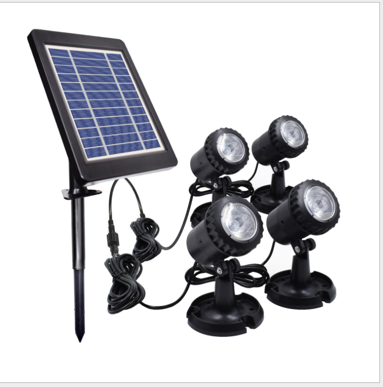 Low Pressure Without Earth Leakage Solar Fish Pool Light Garden Fake Mountain Diving lamp plug-in Type of plant Solar Spotlight