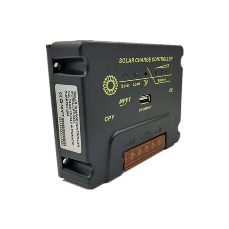 Foreign trade MPPT12V24V20A Solar charge and discharge controller CPY24 hours output solar controller