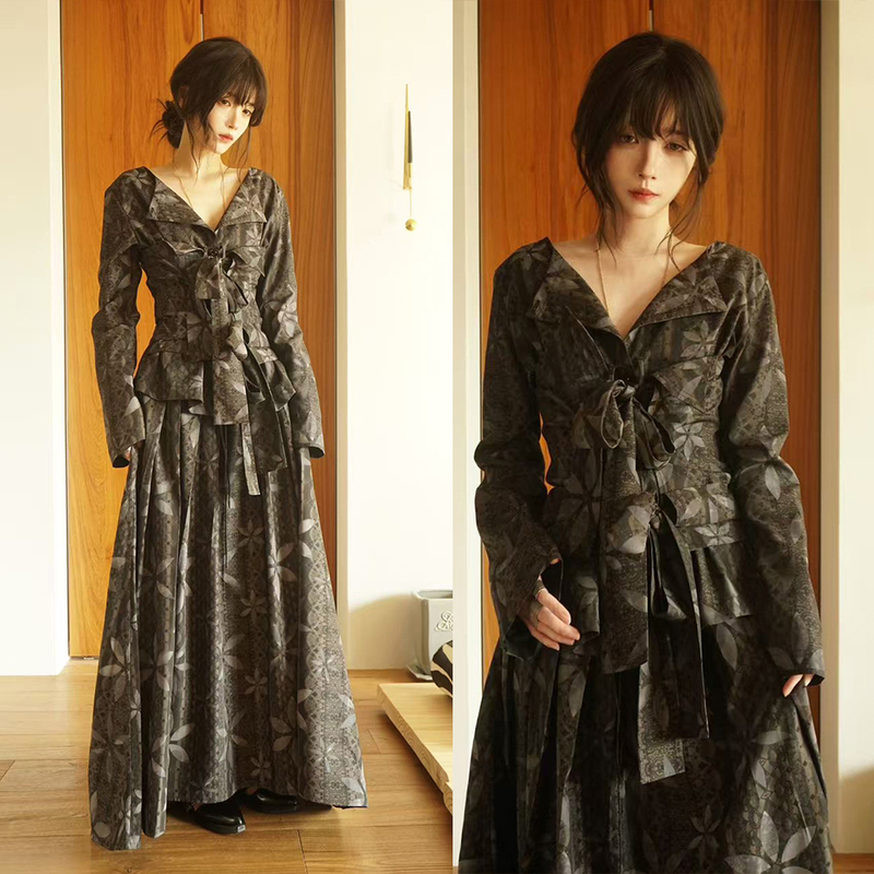 Mimichi Dream Knot Deep Brown Belted Top Jacket Mimichi Dream Knot Deep Brown Belted Top Jacket
