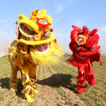 2020 new lion dance props complete set of double lion dance lion dance clothing lion head south lion Foshan lion dance clothes