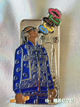 Paris Snoopdogg American athlete hip-hop medal brooch peripheral 24 Paris Reggae West Coast