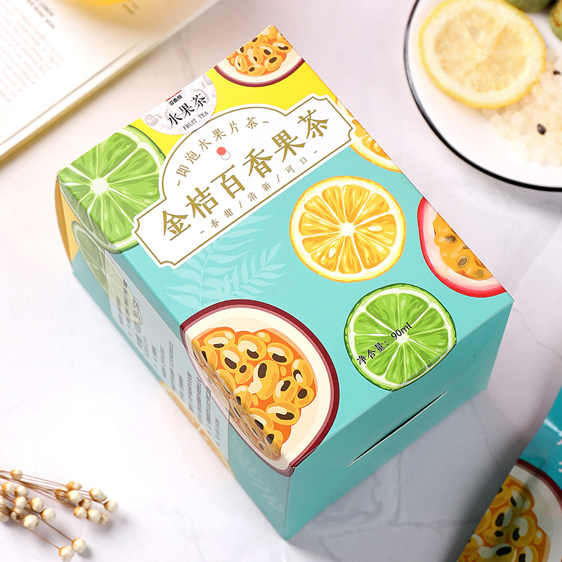 溢香醇金桔百香果柠檬茶袋装组合茶图片_5