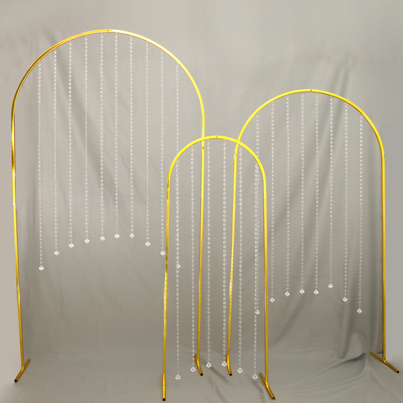 Wedding props Iron Alpine Waterway to wedding ceremony arrangement T decorative background fitting round arch shelves