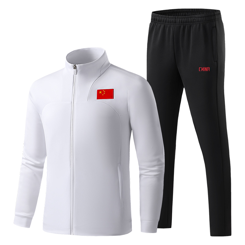 Spring Autumn Sports Suit Gas Volleyball shuttlecock jacket jacket for men and women's door ball tug-of-war training to wear long sleeve jersey