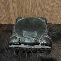 Bluestone inkstone town ruler study room four treasures study room decorations stone lions stone drums stone piers desk absorbing auspicious beasts Pixiu decorations