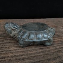Bluestone turtle saucer absorbs water to attract wealth desk head auspicious animal auspicious animal Pixiu stone lion stone drum stone pier inkstone living room decorations