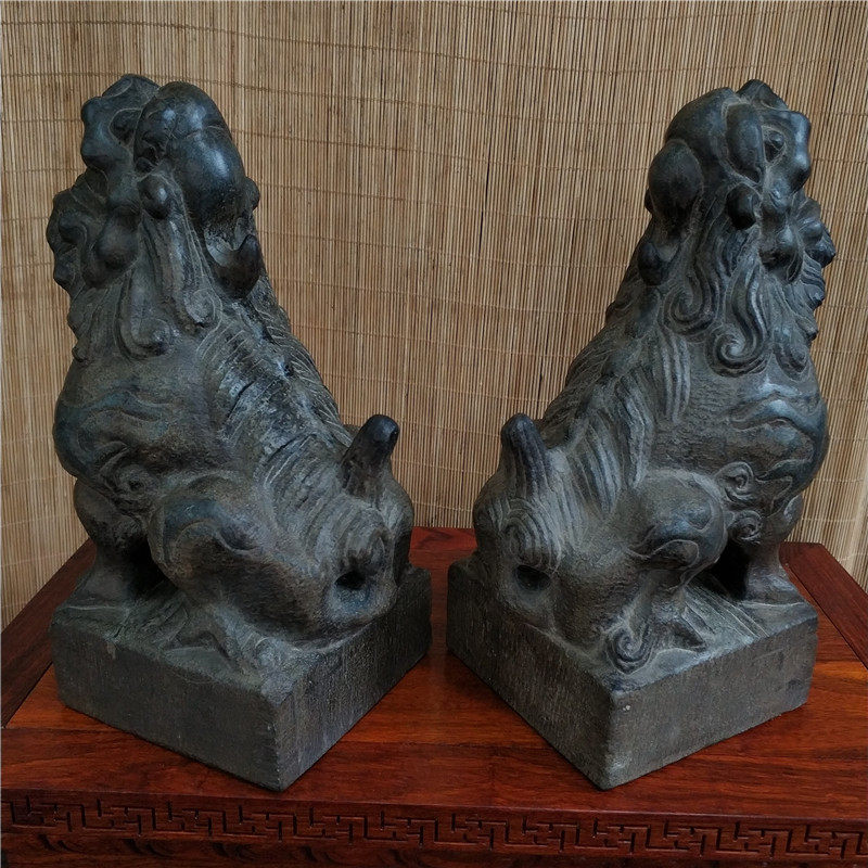 A pair of living room decorations