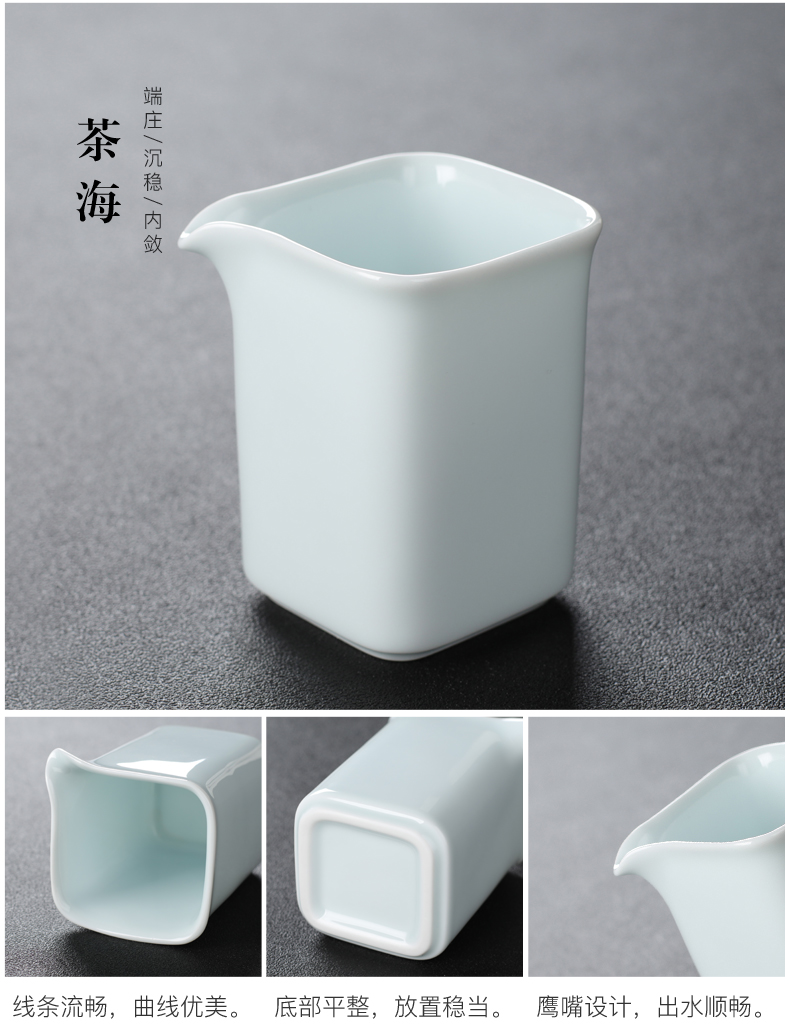 Japanese tea set suit small household contracted and I teapot teacup tea tray table zen tea ceramic kung fu tea set