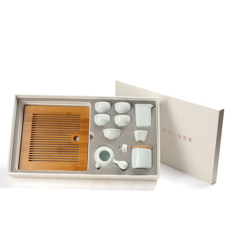 Japanese tea set suit small household contracted and I teapot teacup tea tray table zen tea ceramic kung fu tea set